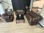 Chesterfield banken 3-delige set, Ophalen, Gebruikt