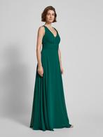 Groene Avondjurk - Eenmalig Gedragen, Kleding | Dames, Jurken, Maat 38/40 (M), Ophalen of Verzenden, Zo goed als nieuw, Onder de knie