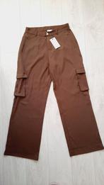 Cotton Club wide leg cargo mt. L, Kleding | Dames, Broeken en Pantalons, Bruin, Verzenden, Maat 42/44 (L), Nieuw