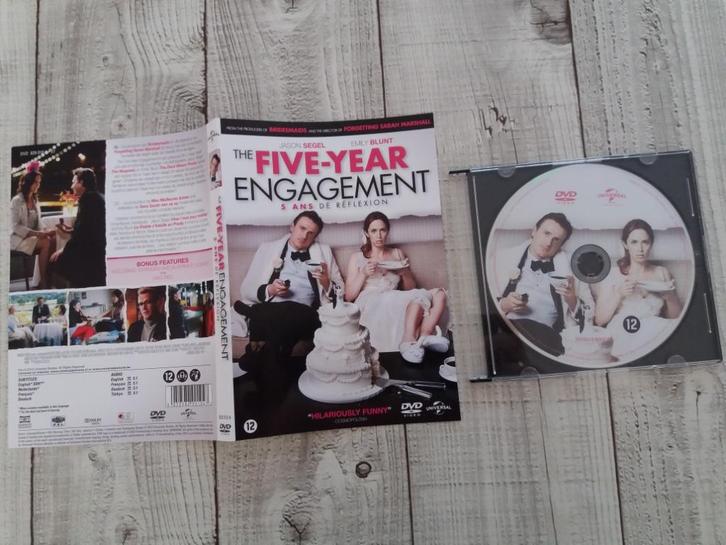The Five-Year Engagement - Jason Segel, Emily Blunt, Cd's en Dvd's, Dvd's | Komedie, Zo goed als nieuw, Romantische komedie, Vanaf 12 jaar