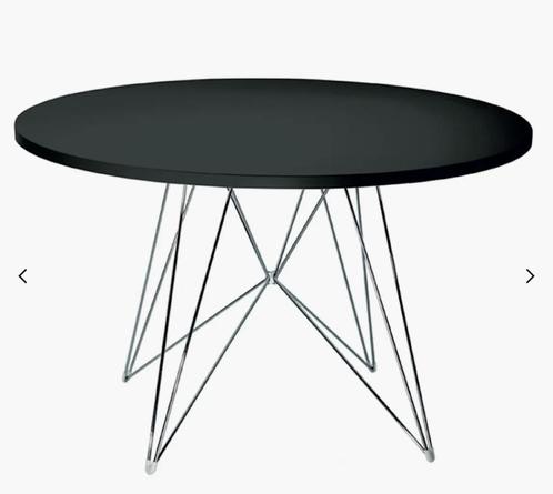 Eettafel: Magis - Tavolo XZ3 / zwarte ronde tafel 120 cm, Huis en Inrichting, Tafels | Eettafels, Gebruikt, 100 tot 150 cm, 100 tot 150 cm