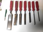 Zeer mooie set beitels van Nooitgedagt 45mm-6mm, Antiek en Kunst, Antiek | Gereedschap en Instrumenten, Ophalen of Verzenden