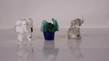 Decoratieve olifanten Elephant Parade, V&B, Kristal, Glas beschikbaar voor biedingen
