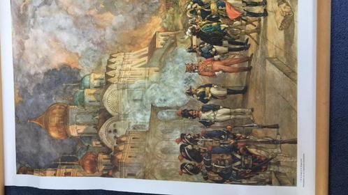 Oude Schoolplaat, Antiek en Kunst, Antiek | Schoolplaten, Geschiedenis, Ophalen