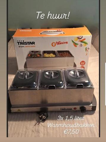 2 Warmhoudbakken te huur beschikbaar voor biedingen