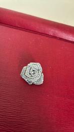 Pandora 925 zilver hanger Sparkling Rose met strass, Sieraden, Tassen en Uiterlijk, Kettinghangers, Ophalen of Verzenden, Zo goed als nieuw