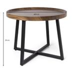 Bijzettafel Max Xenos, Huis en Inrichting, Ophalen, Minder dan 50 cm, 50 tot 100 cm, Rond