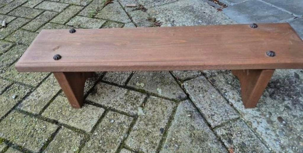 Houten Vensterbankje, Ophalen of Verzenden, Gebruikt, Hout