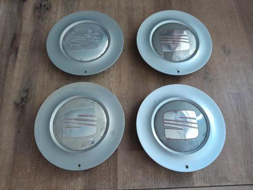 Naafkapjes / Velgdeksels - Origineel SEAT - 4 Stuks - 1 Koop, Auto diversen, Wieldoppen, Gebruikt, Verzenden
