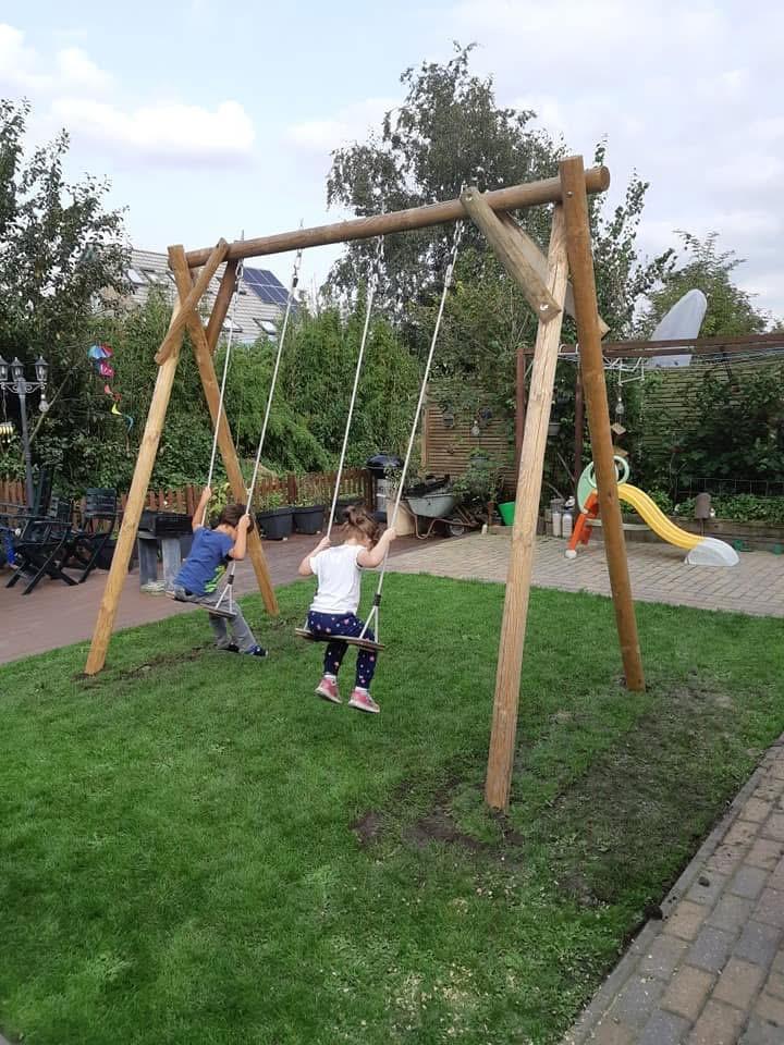 Robuuste Houten Schommel, Kinderen en Baby's, Ophalen, Nieuw, Schommel, Aanbouwonderdeel