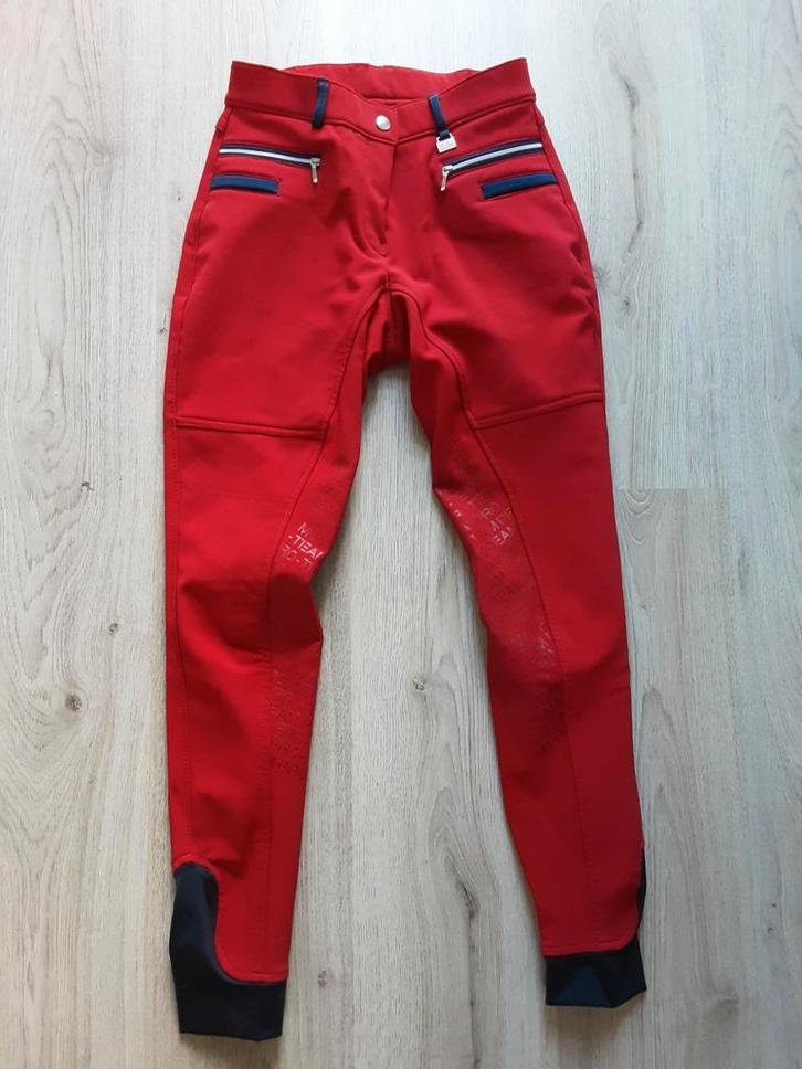 Rode waterafstotend rijbroek maat 36, Dieren en Toebehoren, Paardrijkleding, Nieuw, Bovenkleding, Ophalen of Verzenden