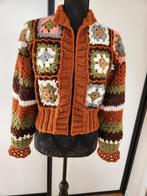 Dames granny vest, Bruin, Maat 42/44 (L), Nieuw, Ophalen of Verzenden
