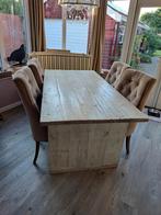 eettafel 180x90 cm White wash stoere brocante eettafel, Huis en Inrichting, Ophalen, Gebruikt