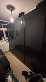 Pax kast schuifdeuren zwart (hokksund), Ophalen, Kunststof, 100 tot 150 cm, 200 cm of meer