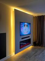 Cinewall, TV kast, Sfeerhaard & Renovatie – Klaar in 1 dag!, Huis en Inrichting, Ophalen, Zo goed als nieuw, Inbouwhaard, Elektrische haard