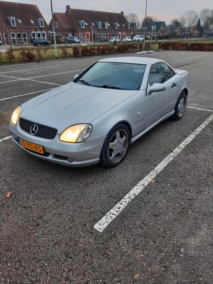 Mercedes-Benz SLK 2.3 Slk230 Kompr Roadster AUT 1998 Grijs, Auto's, Mercedes-Benz, Particulier, SLK, Benzine, Cabriolet, Automaat