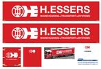 Vrachtauto decal 1:50 H. Essers ( trailer ) type 2, Verzenden, Nieuw, Bus of Vrachtwagen, Overige merken