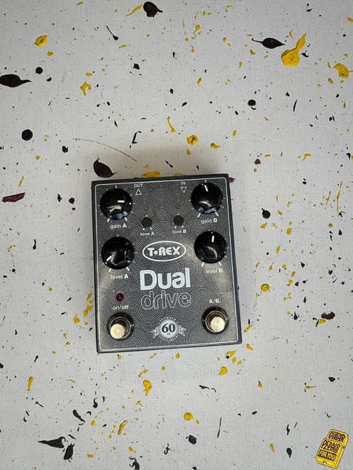 T-rex DUAL DRIVE - TWO CHANNELS DISTORTION, Muziek en Instrumenten, Effecten, Zo goed als nieuw, Distortion, Overdrive of Fuzz