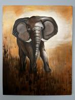 Olifant Schilderij, Ophalen of Verzenden