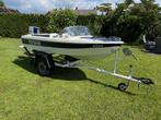 Zeer nette Italiaanse speedboot 20pk 1970 incl trailer, Watersport en Boten, Ophalen, Gebruikt, Minder dan 70 pk, 3 tot 6 meter