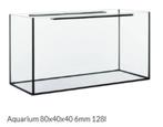Volglas Aquarium 80x40x40 cm, Ophalen, Nieuw, Leeg aquarium, Nvt