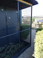 Aluminium volièrepanelen | Diverse kleuren, zwart gaas., Ophalen of Verzenden, Nieuw, Aluminium, Broedkooi of Kweekkooi