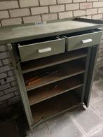 Werkkast met 2 lades., Huis en Inrichting, Kasten | Ladekasten, Ophalen, 50 tot 100 cm, Zo goed als nieuw, Minder dan 100 cm