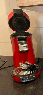 Senseo Rood - Nieuwstaat + 3 Padhouders!, Ophalen of Verzenden, 2 tot 4 kopjes, Koffiepads en cups, Afneembaar waterreservoir
