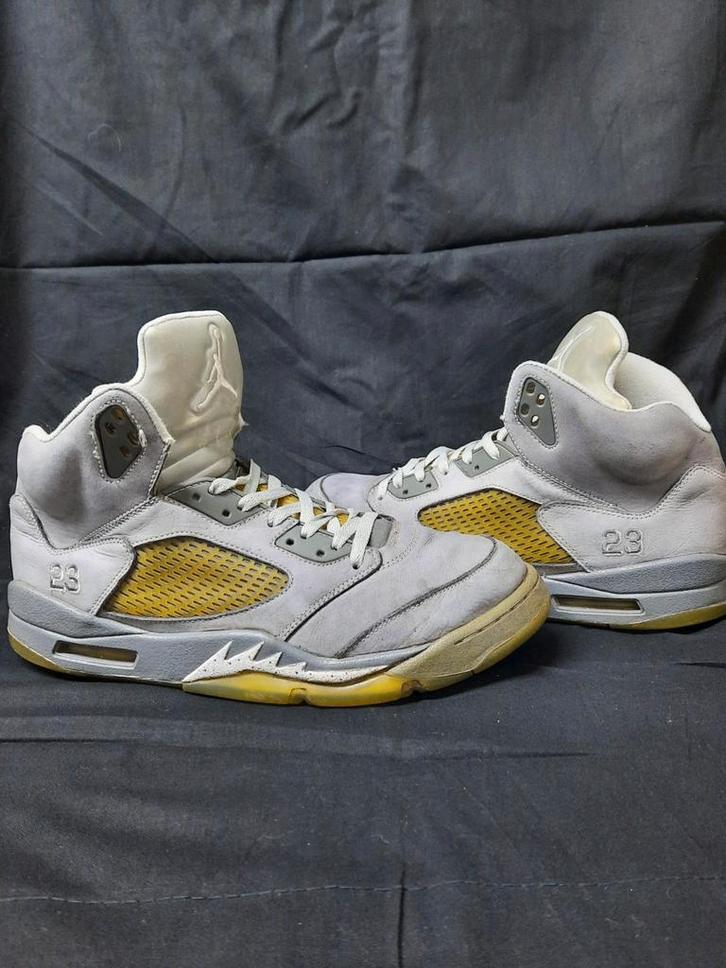 Air Jordan 5 Retro Wolf Grey (2011) - Vintage MAAT 47,5 US13, Kleding | Heren, Schoenen, Gedragen, Sneakers of Gympen, Overige kleuren