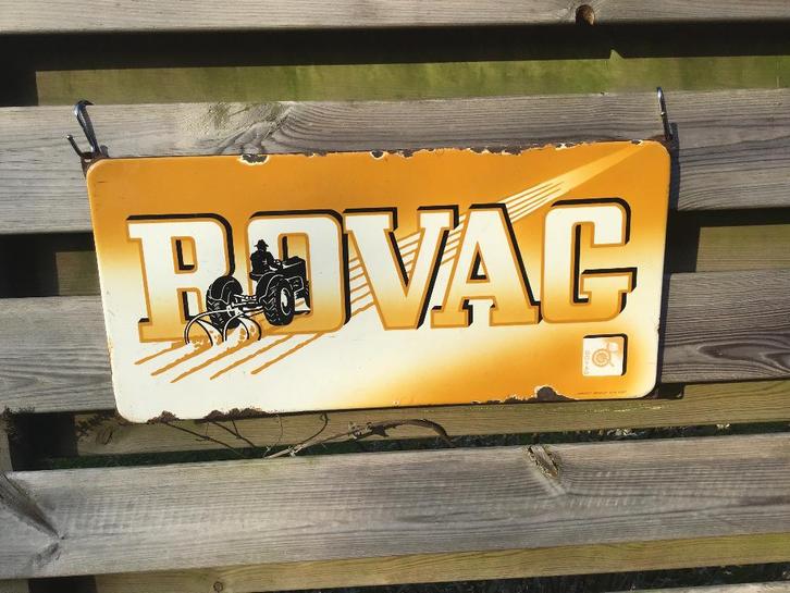 Bovag tractor emaille reclamebord, Verzamelen, Merken en Reclamevoorwerpen, Gebruikt, Reclamebord, Ophalen