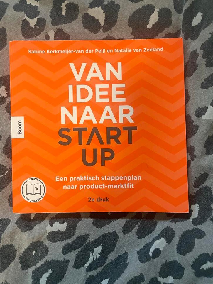 Van Idee naar Start-Up - Sabine Kerkmeijer, Boeken, Schoolboeken, Zo goed als nieuw, Overige niveaus, Ophalen of Verzenden