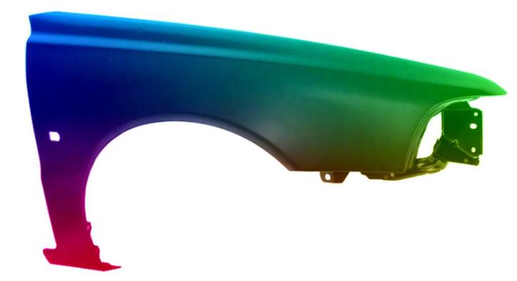 Spatbord rechts Voor Volvo S40/V40 (VS/VW) 1995-2000 Gespote, Auto-onderdelen, Carrosserie en Plaatwerk, Spatbord, Volvo, Voor