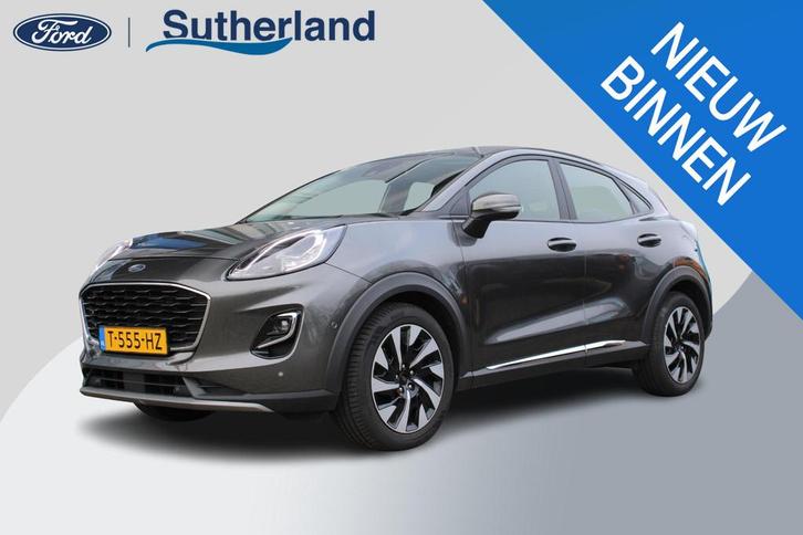 Ford Puma 1.0 EcoBoost Hybrid Titanium | Stoel + Stuurverwar, Auto's, Ford, Te koop, Puma, ABS, Achteruitrijcamera, Airbags, Airconditioning