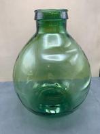 Groen vaas, Huis en Inrichting, Minder dan 50 cm, Groen, Glas, Ophalen of Verzenden