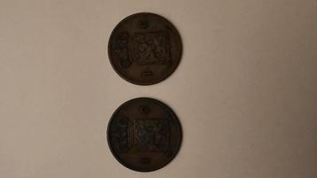 1 cent  koning willem 1962 en 1963 en 1837 en 2x 1827 beschikbaar voor biedingen