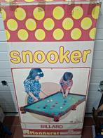 Snooker Tafelbiljart Compleet, Een of twee spelers, Ophalen of Verzenden, Gebruikt, Monneret