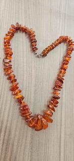Barnsteen Ketting & Armband Collectie - OUD, Gebruikt, Oranje, Ophalen of Verzenden, Steen of Mineraal