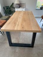 Eettafel, Eikenhout, Zo goed als nieuw, Vijf personen of meer, 150 tot 200 cm