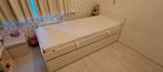 Ikea slakt bed met onderbed en opbergers, logeerbed, Huis en Inrichting, Slaapkamer | Bedden, Ophalen, 90 cm, Eenpersoons, Wit