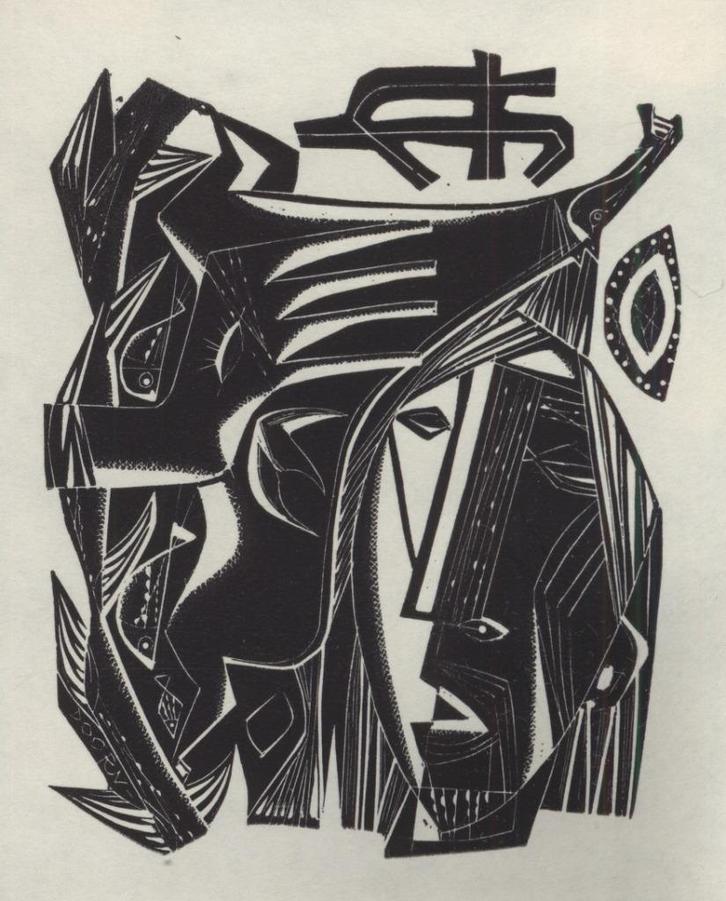 0009 Ex Libris Nederland : Jan van Doorn, z.j., Antiek en Kunst, Kunst | Etsen en Gravures, Verzenden