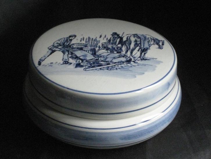 Delfts Blauw Tricketbox Arrennslee, Antiek en Kunst, Antiek | Keramiek en Aardewerk, Ophalen