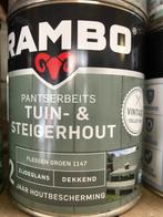 Restpartij ongeopende Rambo beitsen (per stuk), Doe-het-zelf en Verbouw, Nieuw, Verf, Ophalen, Minder dan 5 liter