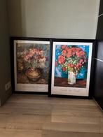 Grote posters met lijst, Ophalen, Hout