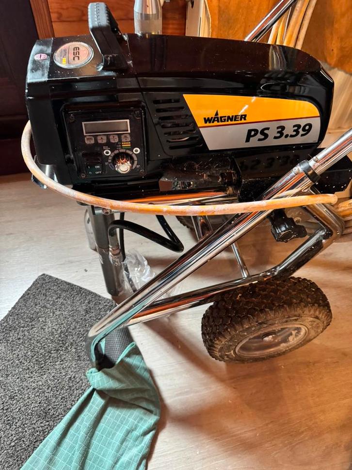 Wagner prospray ps3.39 gips en verf airless, Doe-het-zelf en Verbouw, Schildersmaterialen, Zo goed als nieuw, Verfspuit of Verfpomp