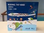 SQ Wings 1:200 Boeing 747-400D ANA Snoopy Flaps Down, Overige merken, 1:144 tot 1:200, Nieuw, Ophalen of Verzenden