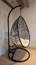 Hangstoel Xenos Swing - Zwart, Huis en Inrichting, Stoelen, Ophalen, Zwart, Zo goed als nieuw, Metaal