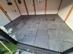 Gebruikte grijze keramische tuintegels 19 stuks 60x60, Tuin en Terras, Ophalen, Overige materialen, J, H