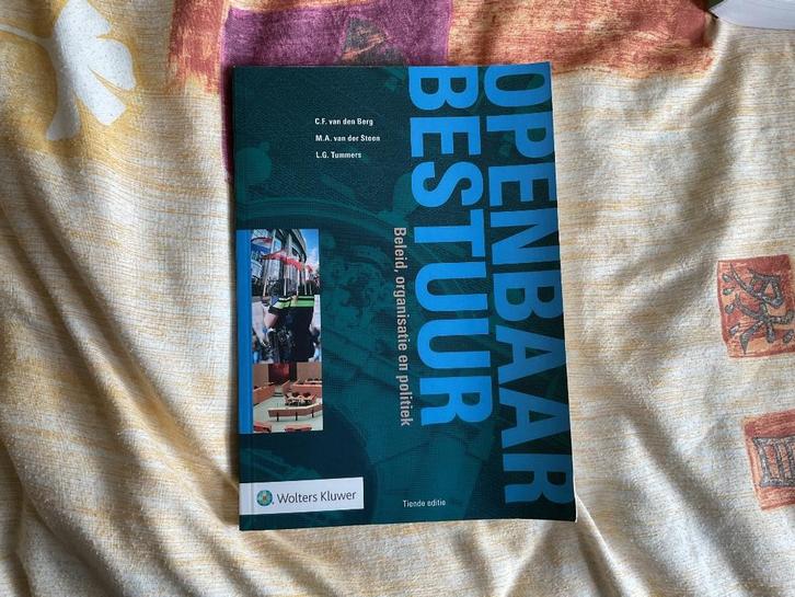 Openbaar bestuur, Boeken, Studieboeken en Cursussen, Gelezen, Niet van toepassing, Alpha, Ophalen of Verzenden