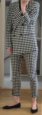 DRÔLE DE COPINE black/white gingham suit, sz 38/40, Kleding | Dames, Jasjes, Kostuums en Pakken, Maat 38/40 (M), Kostuum of Pak
