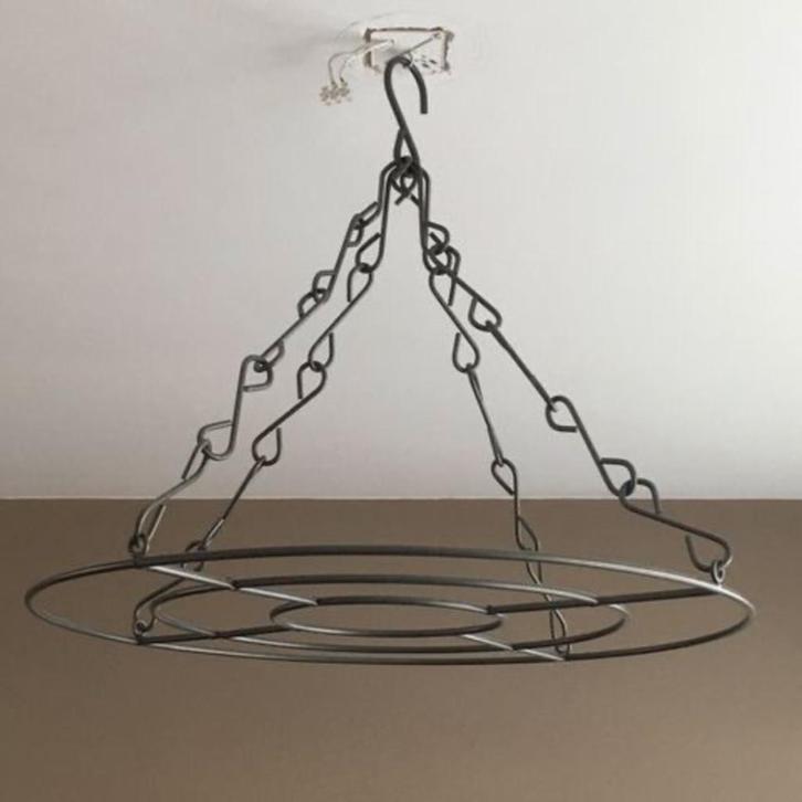 Smeedijzeren linthanger, ø 0.60cm!, Huis en Inrichting, Woonaccessoires | Overige, Zo goed als nieuw, Ophalen